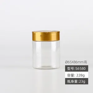 Botella de plástico transparente para condimentos de mascotas, 230ml, gran oferta