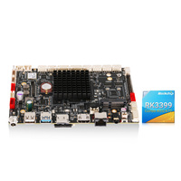 Approvisionnement d'usine RK3399 Six core 1.8GHZ 2G + 32G 4K LVDS EDP WIFI 4G lte Android/Linux OS PCBA carte mère RK3399 carte de développement