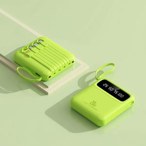 <b>Mini</b> Power Bank 10000mAh Fast Charging Built-in <b>Cable</b> 20W Portable Outdoor Airline Approved With Power Display - Product Image 3