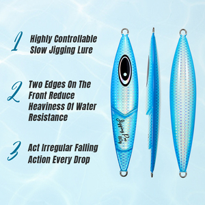 Jigging <span class=keywords><strong>Pro</strong></span> OEM, jigging lent, 80g 100g 120g 150g, jig de pêche en métal, eau salée, leurre de pêche lumineux, jig à lancer lent pour la pêche en mer - Product Image 4