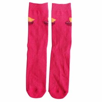 Chaussettes de sport décontractées en spandex pour femmes avec logo, idéales pour l'automne