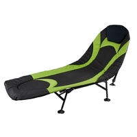 Chaise longue pliante d'extérieur Chaise de plage portable à la mode Lit de camp multifonctionnel pour pause déjeuner Lit pliant