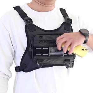 กระเป๋าคาดอกรถจักรยานยนต์ใช้ได้ทุกเพศพร้อมสายรัดด้านหน้าปรับได้กระเป๋าปั่นจักรยานปีนเขากลางแจ้งกระเป๋าออกกำลังกาย - Product Image 1