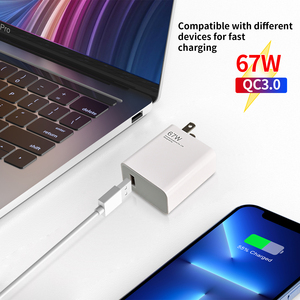 33W 67W 120W UE EE. UU. USB Cubo Cargador Hipercarga Turbo Cargador de pared rápido - Product Image 5