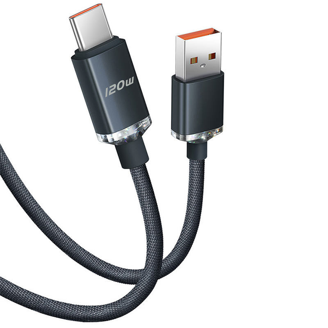 High Quality Durable Eco-Friendly Nylon Type-C Charging Cable 120W Fast Charging USB-C Power Adapter for Mobile Phone