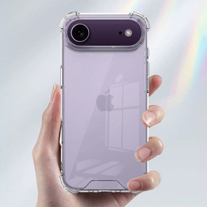 Coque rigide <span class=keywords><strong>antichoc</strong></span> transparente de luxe au design sportif avec airbag pour iPhone 17 Pro Max : protégez parfaitement votre <span class=keywords><strong>téléphone</strong></span> - Product Image 5