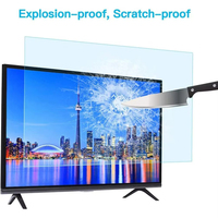 Weicher Haustier-Blendschutz Augenschutz für TV 65 Zoll Anti-Blaulicht TV-Bildschirmschutz Matte Oberfläche Kratzschutzfolie