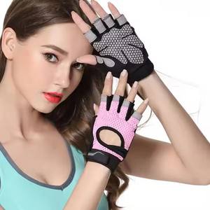 ZJFIT Customized Logo <b>Fitness</b> Weightlifting <b>Gloves</b> for Unisex Use Fingerless Design Mesh & Super Fiber Material S-XL Sizes - Product Image 2