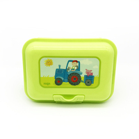 Boîte à bento compartimentée en PP de qualité alimentaire pour sandwichs et repas d'enfants
