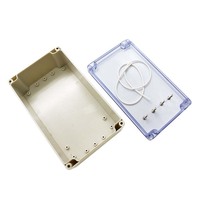 Borne électrique extérieure en plastique ABS boîtier de connexion PCB personnalisé boîtier étanche IP65 boîtier de commande d'indication de signal
