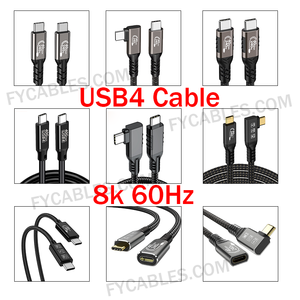 Câble USB4 Type-C Premium 1m 240W 40 Gbit/s 8K à Angle Droit avec Blindage en Nylon Tressé Charge Rapide 5A Compatible <span class=keywords><strong>Thunderbolt</strong></span> <span class=keywords><strong>3</strong></span> - Product Image 5