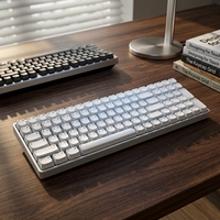 Teclado Mecánico Portátil Zornher ZH00 Light Meow, Estructura Gasket, Tri-modo, Ergonómico, Tamaño Completo