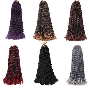 Cheveux synthétiques au crochet en gros Nubian pré-torsadé Passion Water Wave Crochet Curly Braid Hair Passion Twist Hair - Product Image 5