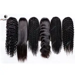 Peruano 360 Perucas do laço Vendedor com o cabelo do bebê 13*6 Lace Front Perucas 180% Cabelo Humano HD Transparente Full Lace Wig