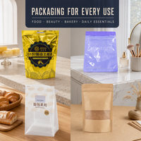 Sachet Doypack Recyclable Conforme PPWR en Monomatériau avec Fermeture Éclair et Fenêtre Transparente pour Emballage Alimentaire, Vente en Gros Personnalisée
