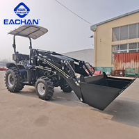 Tracteur haute performance 4 roues motrices 80 CV CE EPA Euro 5 pour travaux de jardinage, travaux de construction, aménagement paysager, tracteur diesel hydraulique