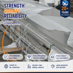 High Quality 304 316L 2D Finish 8.0mm x 1500mm 4'x10' Precision Stainless Steel Sheet of Precision Machinery - Product Image 1