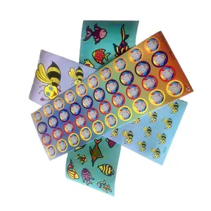 Promotional Custom Waterproof Vinyl paper Printing packaging labels Die Cut Logo Stickers