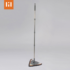 For 2025 Steel Pole Triangle Flat Mop with Self-Wringer Extendable Handle 6 Pads for Wall & Ceiling Cleaning - Product Image 5