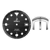 Montre de plongée pour hommes NH35 NH36 à mouvement automatique, montre mécanique 007 en acier inoxydable, montre étanche de luxe personnalisée