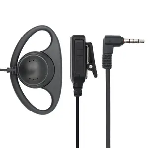 EH71 D ring sicherheit headset mic walkie talkie kopfhörer 3,5mm anti strahlung hörer für yaesu vertex