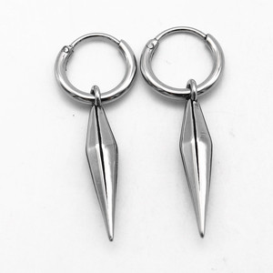 Pendientes de Aro Yunnique con Puntas Cónicas de Acero Inoxidable 316 y Titanio, Joyería de Diseño Geométrico, Pendientes Colgantes de Moda - Product Image 5