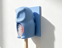 Support de brosse à dents YDS en silicone, support mural auto-adhésif pour douche, crochet de rangement mignon, accessoires de rangement