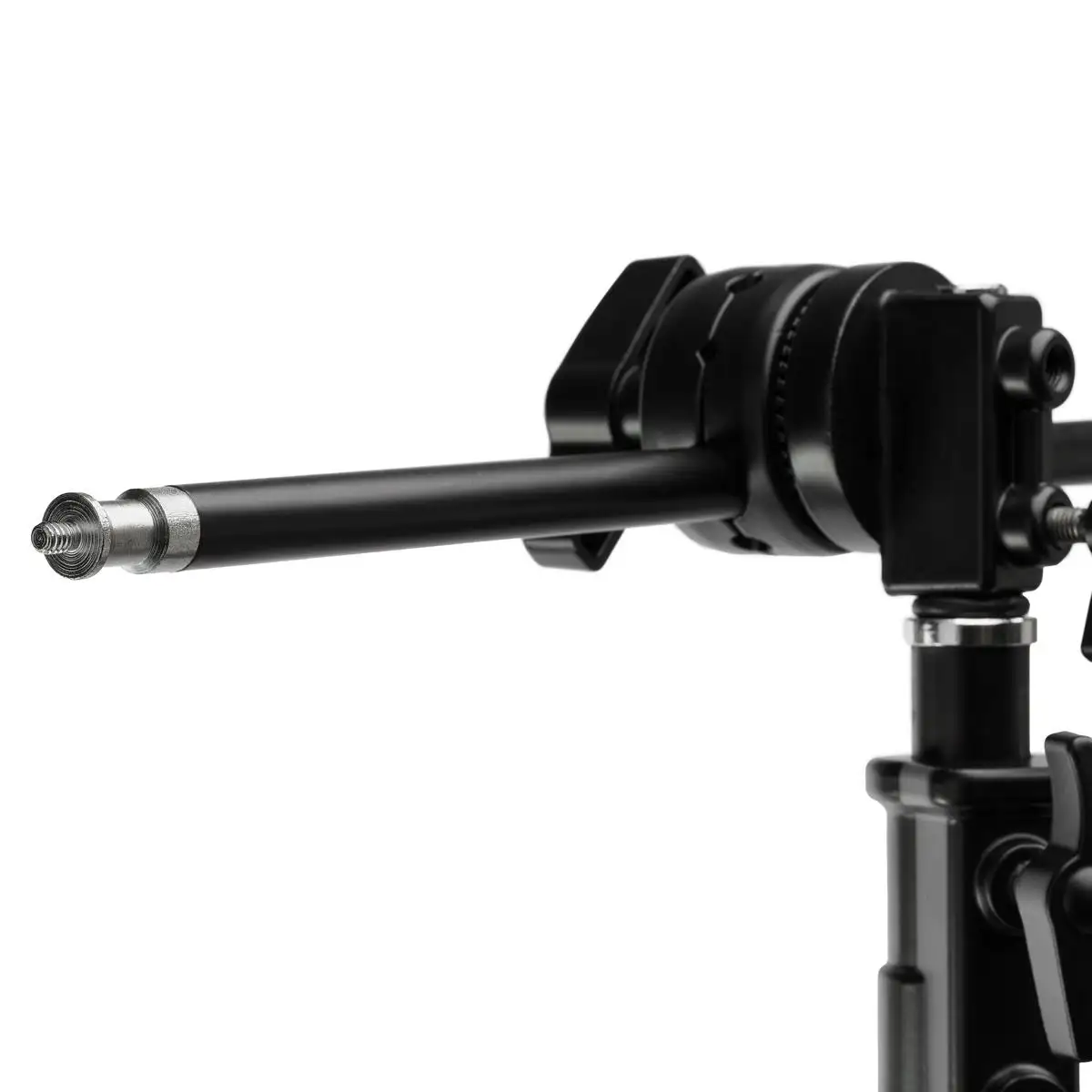 Black Stainless Steel Heavy Duty C Stand 1.5-3.3 Meters Adjustable Photography Sturdy Tripod with cross bar