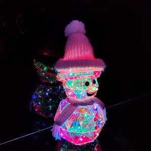 Vente en gros bon marché LED lumineuse décorée <span class=keywords><strong>de</strong></span> veilleuses <span class=keywords><strong>de</strong></span> Noël <span class=keywords><strong>bonhomme</strong></span> <span class=keywords><strong>de</strong></span> <span class=keywords><strong>neige</strong></span> clignotant avec des lumières <span class=keywords><strong>de</strong></span> nez rouges lumières <span class=keywords><strong>de</strong></span> fête du Nouvel An - Product Image 2
