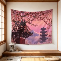 Tapisserie murale tricotée lavable et écologique sur mesure pour chambre à coucher, hôtel ou boutique