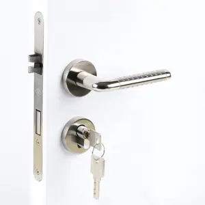 New design door handle lock suppliers made in zinc alloy