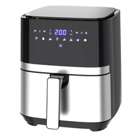 Friteuse à huile Air Airfly 5 litres nouveau hot wifi smart acier inoxydable 5l porte française friteuses électriques numériques fours