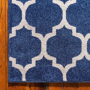 <span class=keywords><strong>Tappeto</strong></span> Moderno <span class=keywords><strong>Marocchino</strong></span> a Motivo a Griglia per Soggiorno, Antiscivolo con Retro in Lattice, Lavabile, in Poliestere - Product Image 6