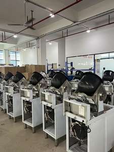 Machine de cuisson robotisée électrique commerciale pour restaurant, personnalisable en usine, avec plusieurs cuves, système rotatif à tambour, fonction wok et évier intégré - Product Image 5