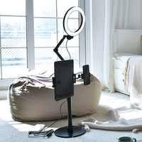 Lumière d'appoint à LED pour téléphone portable avec lampe de bureau pour maquillage pour la diffusion en direct et la diffusion