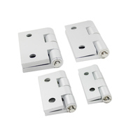 Charnière en aluminium CNC pour extrusion d'aluminium 3030 4040 6060, connecteur de porte en métal, charnières en aluminium