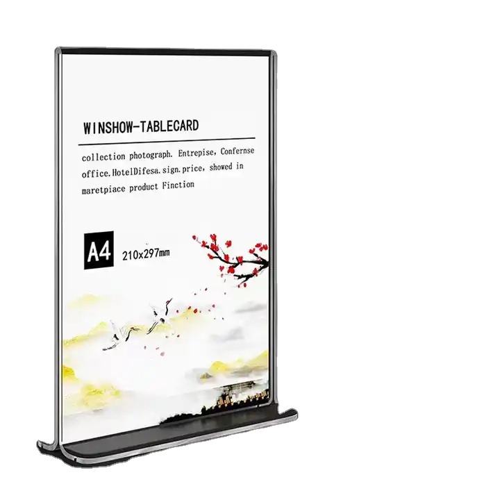 High Quality Tabletop Menu Display Stand