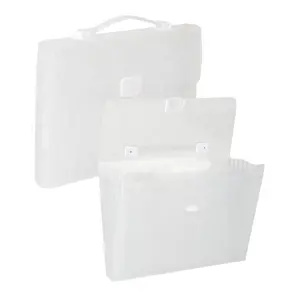 business office a4 clear portfolio hanging plastic expanding file folder for filing cabinet