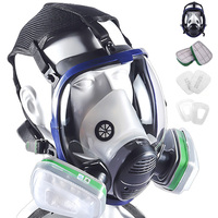 Masque à gaz complet certifié CE en stock CF01 avec filtre K1 pour la peinture, les produits chimiques, les opérations de sauvetage incendie, la pulvérisation de pesticides