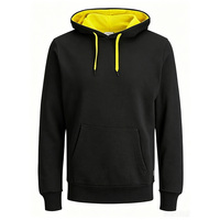 Nouveau sweat à capuche unisexe oversize avec cordon de serrage, style streetwear, double poches, coupe ample, en coton respirant, brodé
