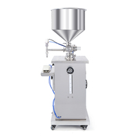 Petite machine industrielle 10ml-1000ml Machine de remplissage de liquide semi-automatique, machine de remplissage de liquide semi-automatique de liquide de shampooing