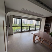 Ventanas Corredizas de PVC con Revestimiento Reflectante de Calor RC4, Vidrio Aislante y Malla Antimosquitos para Apartamentos de Alquiler y Dormitorios