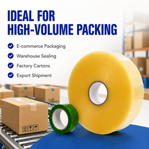 500m BOPP Clear <strong>Plastic</strong> Self Adhesive Mail Box Package Sealing Packing <strong>Tape</strong> - Product Image 3