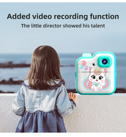 Kamera Instan Unicorn untuk Anak-Anak, Foto HD, Mainan Luar Ruangan dengan Media MicroSD untuk Anak Laki-Laki dan Perempuan