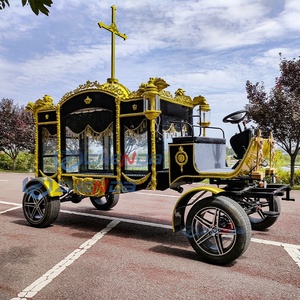 Chariot funéraire électrique de style européen traditionnel, type chariot de chevaux, pour transport spécial - Product Image 3