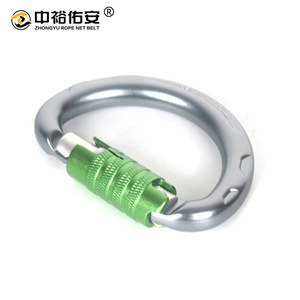 Mosquetón Semicircular Zhongyu de Aluminio Aeronáutico de 3 Secciones con Bloqueo Automático para Escalada y Uso en Exteriores - Product Image 3