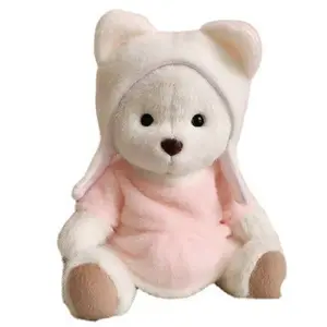 귀여운 원피스 복장 30cm 리나 테디 베어 자신의 박제 동물 만들기 곰 옷 발렌타인