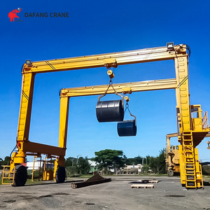 Nuevo diseño 20 Ton 40 Ton 50Ton 60 Ton RTG Grúa de pórtico de contenedor con neumáticos de goma automatizada Precio para manejo de contenedores de riel - Product Image 2