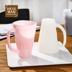 Taza Creativa Hecha a Mano con Acabado de Pintura en Aerosol Irregular <span class=keywords><strong>para</strong></span> Uso Doméstico, con Asa de Color Caramelo, Se Puede Imprimir el Logotipo, Disponible en Stock - Product Image 4