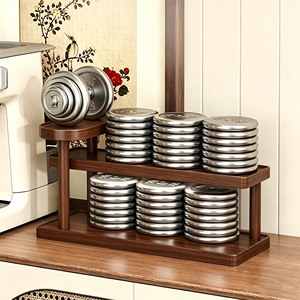 <b>Desktop</b> <b>Shelf</b> 2 Tier Small Wood Storage Organizer For Cups Tea Sets Stationery Kitchenware - Product Image 4
